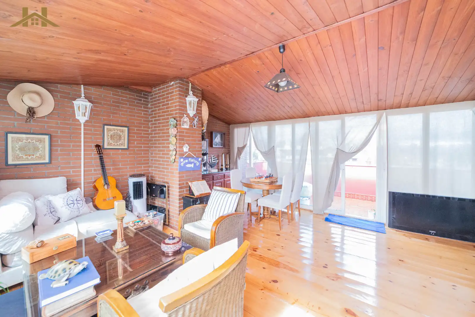 Wohnzimmer von Maisonette zum Verkauf in Pozuelo de Alarcón mit Klimaanlage, Heizung und Terrasse