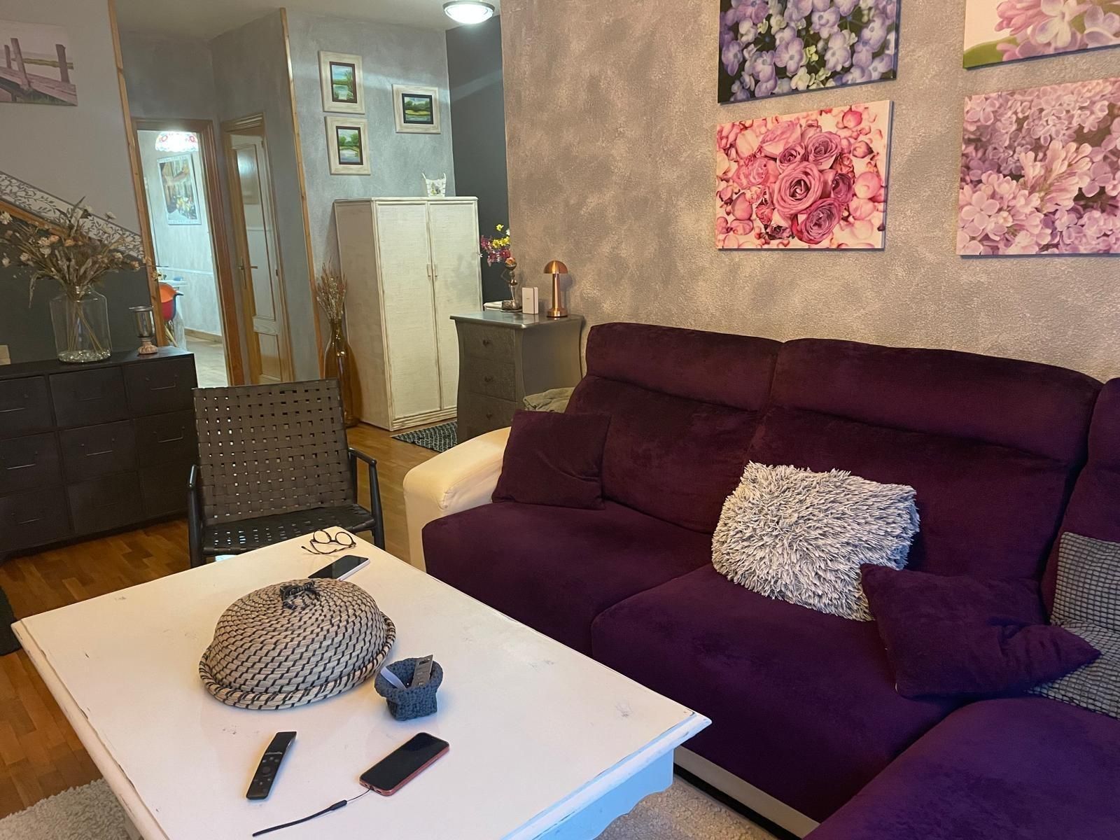 Living room of Single-family semi-detached for sale in Ciudad Real Capital  with Heating, Parquet flooring and Storage room