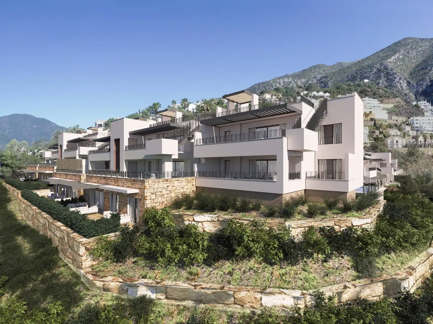 Vista exterior de Apartament en venda en Istán amb Aire condicionat, Calefacció i Jardí privat