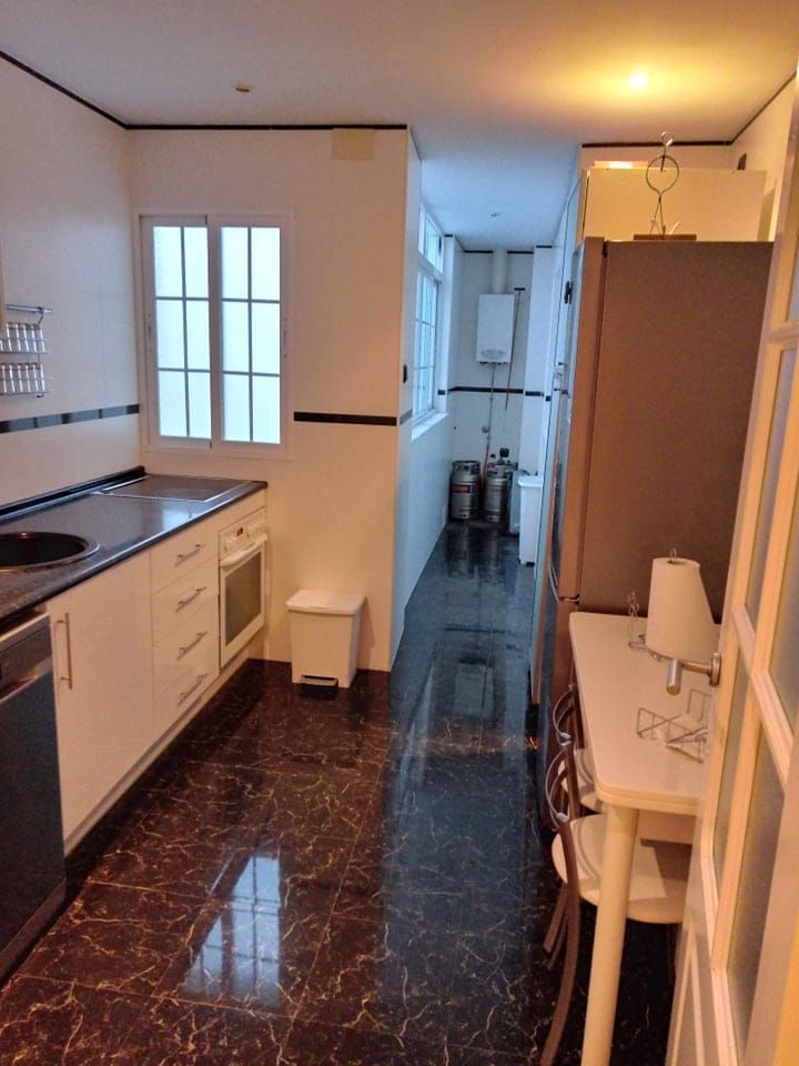 Kitchen of Flat for sale in  Huelva Capital  with Air Conditioner and Furnished