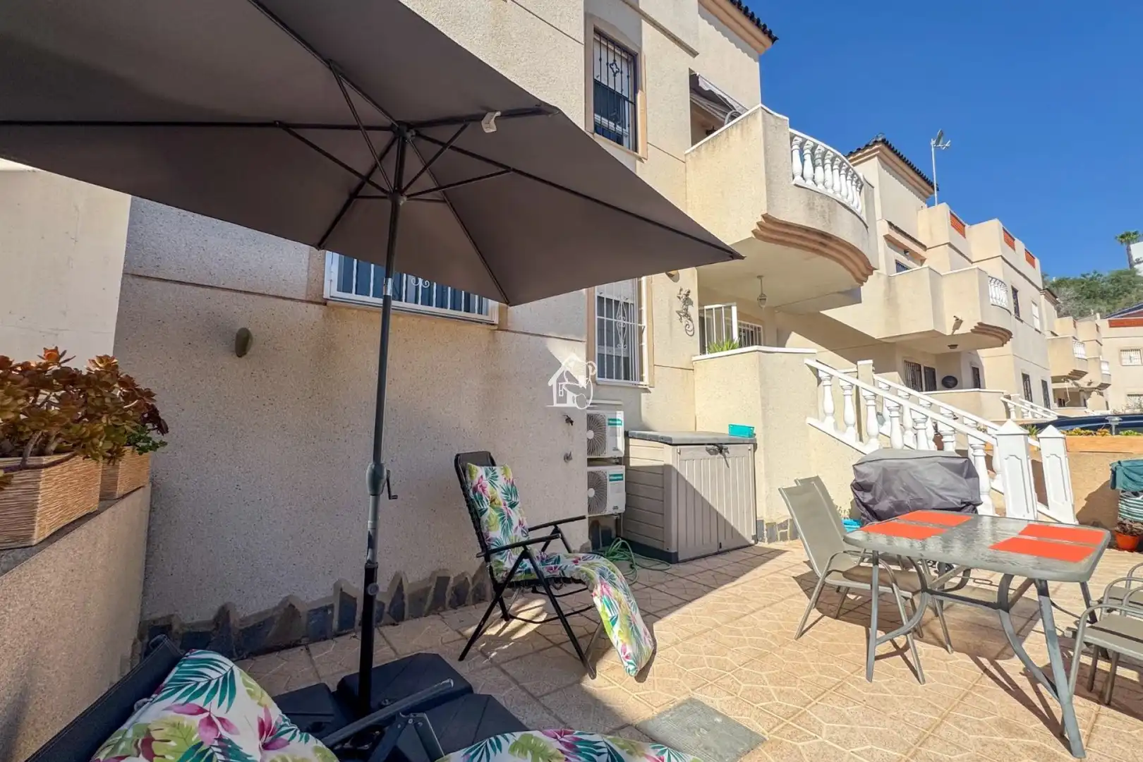 Terrasse von Wohnung zur Miete in Rojales mit Klimaanlage, Privatgarten und Terrasse