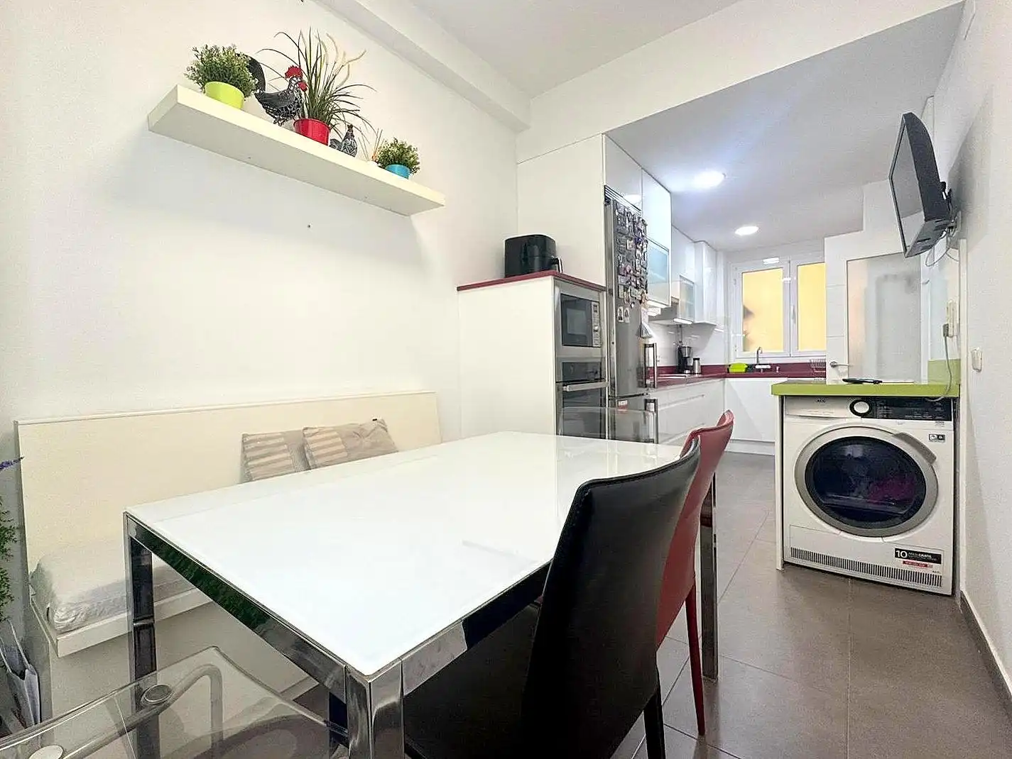 Küche von Wohnung zur Miete in Madrid mit Klimaanlage und Heizung
