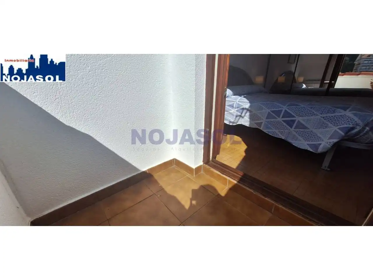 Balcony of Flat for rent in Noja  with Heating, Terrace and Furnished