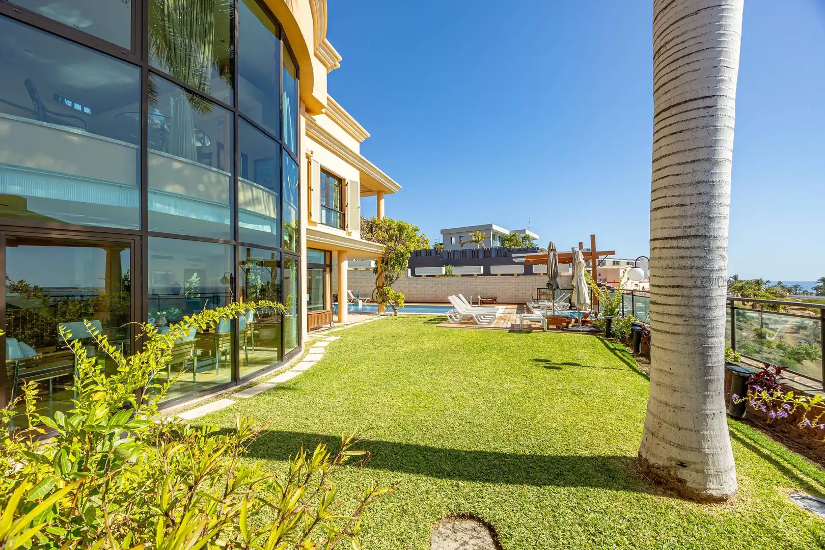 Terraza de Casa o chalet en venta en San Bartolomé de Tirajana con Aire acondicionado, Jardín privado y Terraza