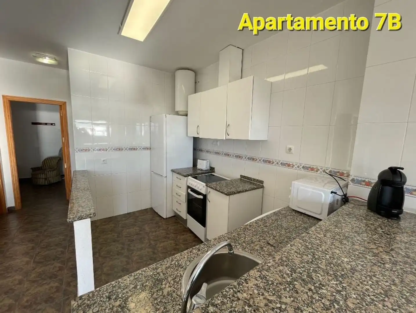 Kitchen of Flat for sale in Alcalà de Xivert  with Private garden, Terrace and Community pool
