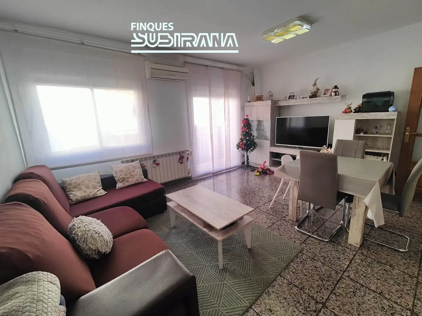 Wohnzimmer von Wohnung zum Verkauf in Vilanova del Camí mit Heizung, Abstellraum und Balkon