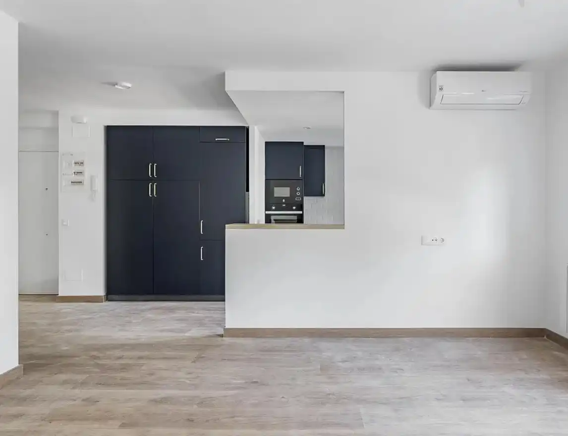 Kitchen of Flat for sale in  Madrid Capital  with Air Conditioner and Heating