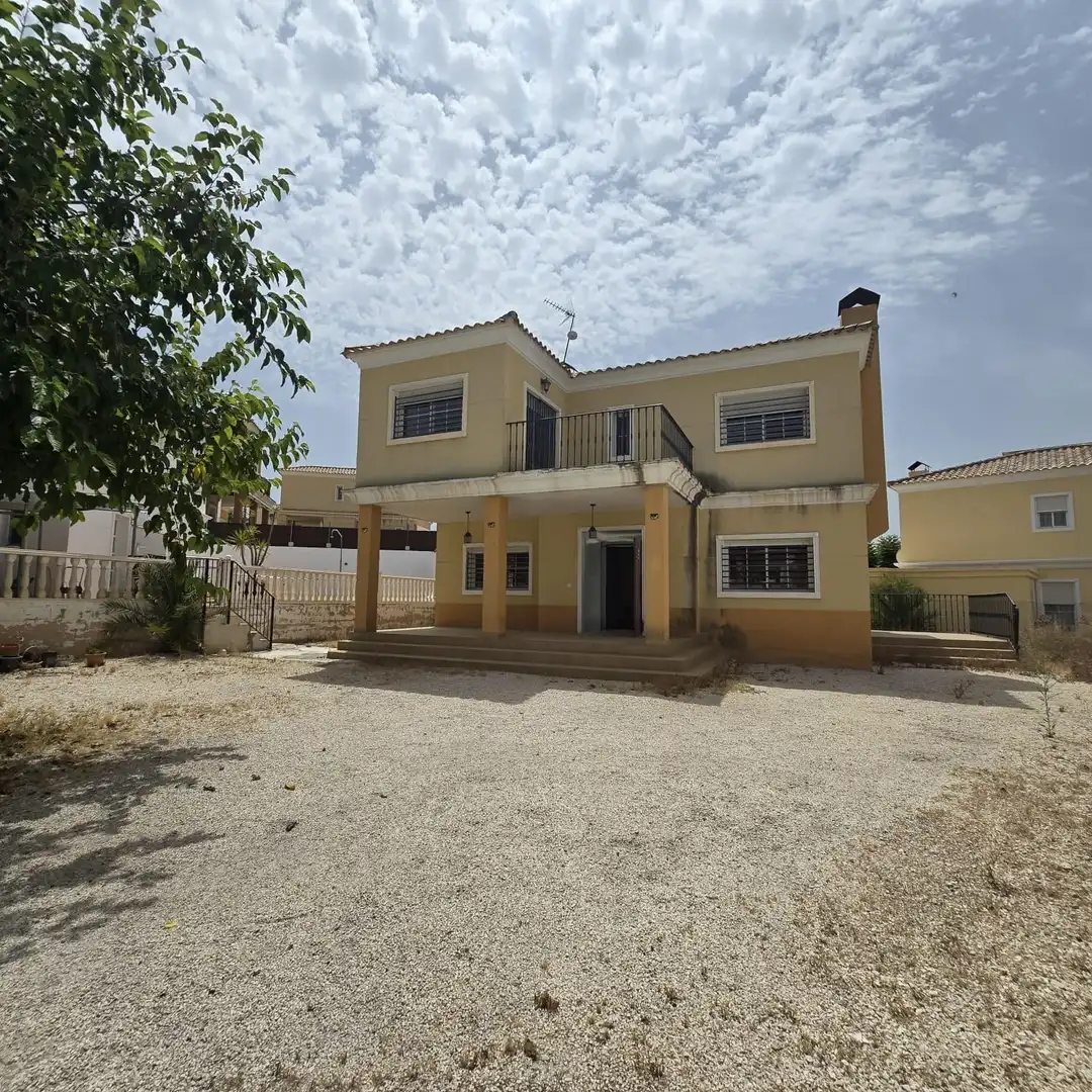 Vista exterior de Casa o xalet en venda en Aspe amb Jardí privat i Terrassa