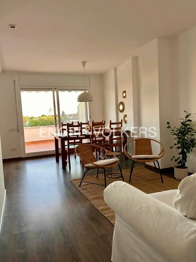 Esszimmer von Wohnung zur Miete in Sitges mit Klimaanlage, Heizung und Terrasse