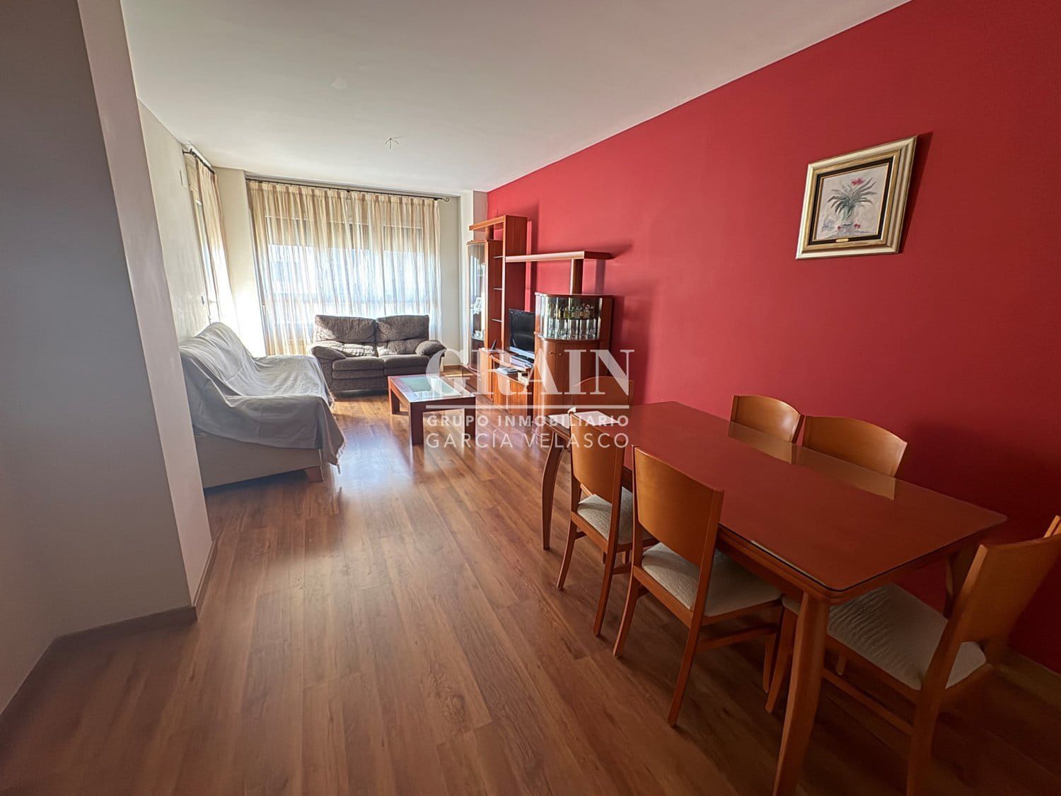 Living room of Flat for sale in  Albacete Capital  with Air Conditioner, Heating and Storage room