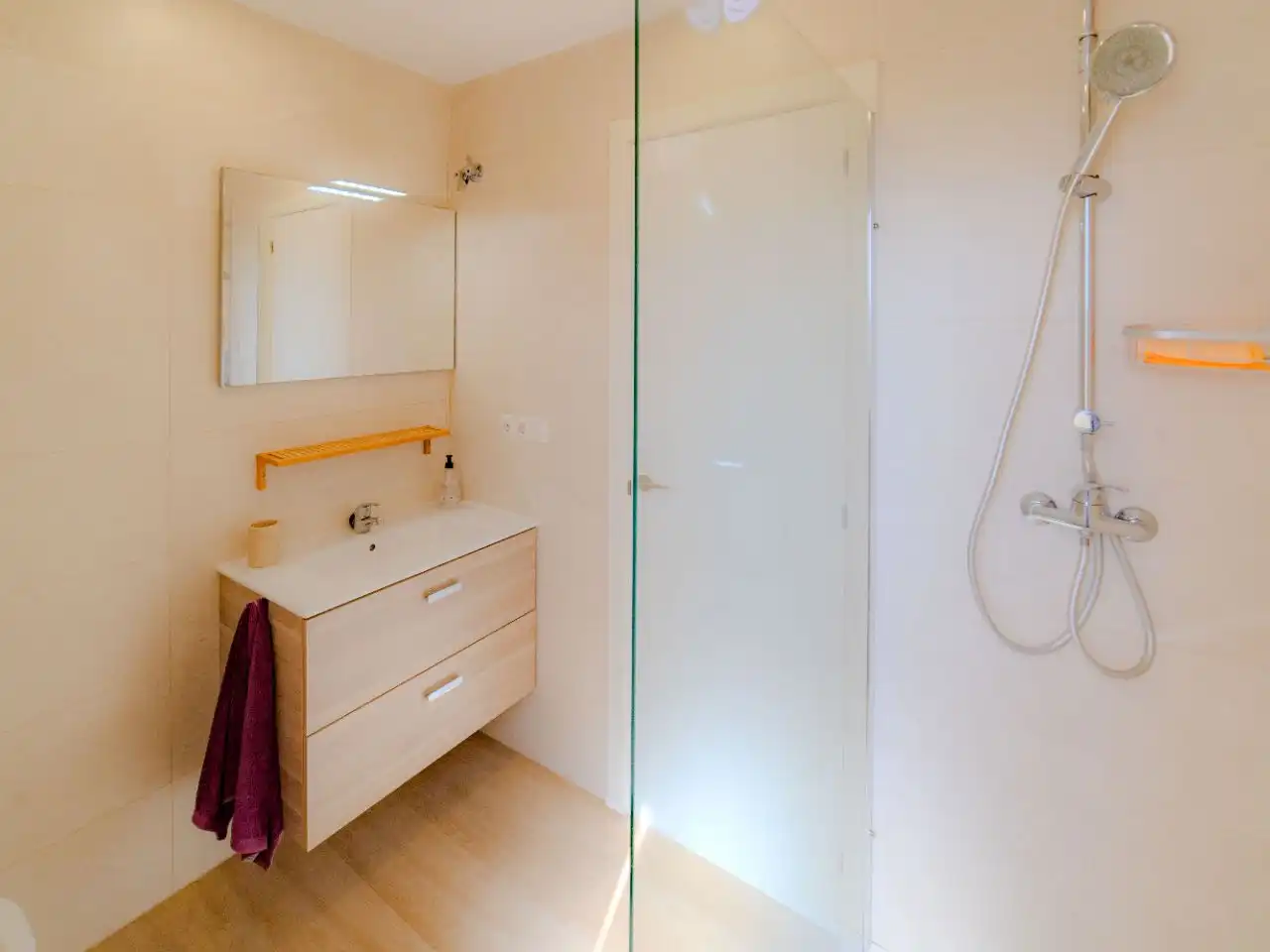 Bathroom of Flat for sale in Málaga Capital  with Air Conditioner, Terrace and Balcony