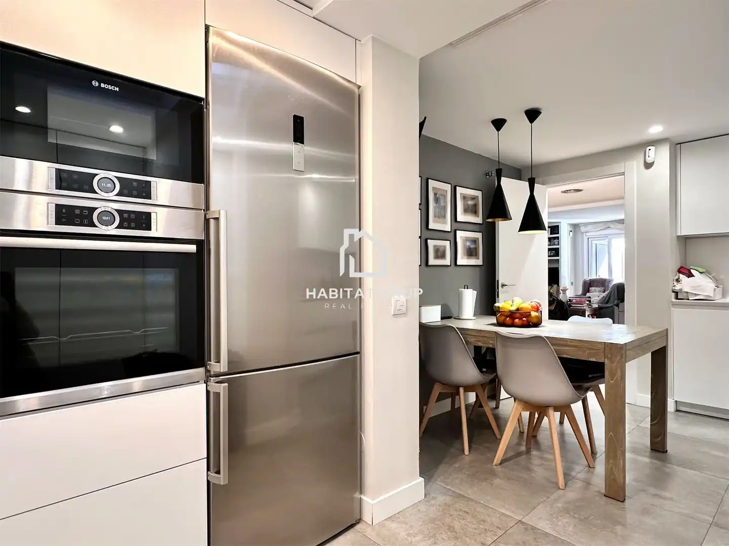 Kitchen of Duplexes for sale in Sant Feliu de Llobregat  with Air Conditioner, Heating and Private garden