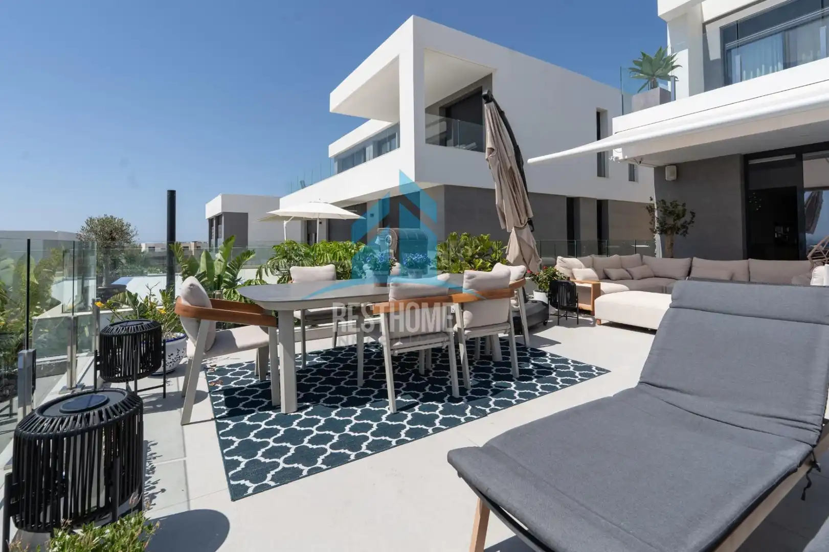 Terrassa de Casa o xalet en venda en Finestrat amb Aire condicionat, Calefacció i Jardí privat