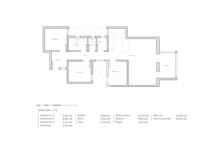 Flat for sale in Barcelona  with Air Conditioner and Heating