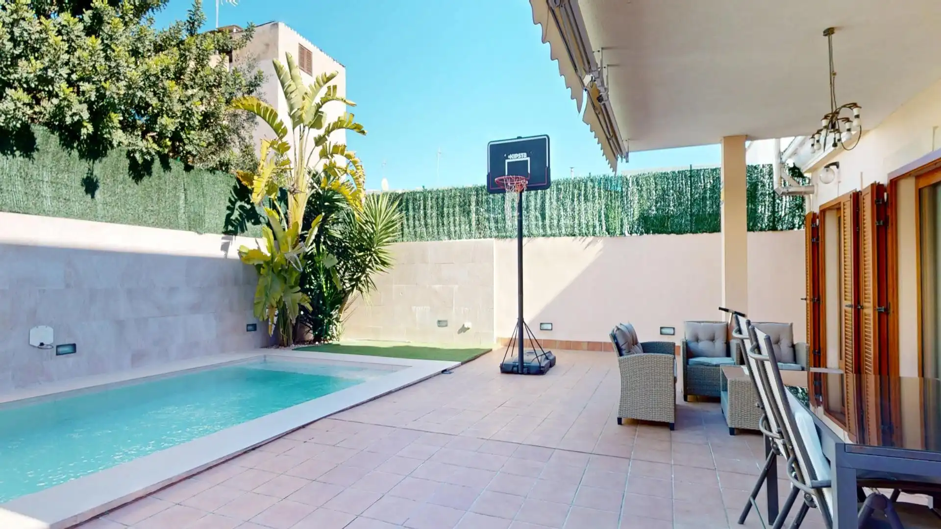 Piscina de Casa o xalet en venda en  Palma de Mallorca amb Aire condicionat, Jardí privat i Piscina