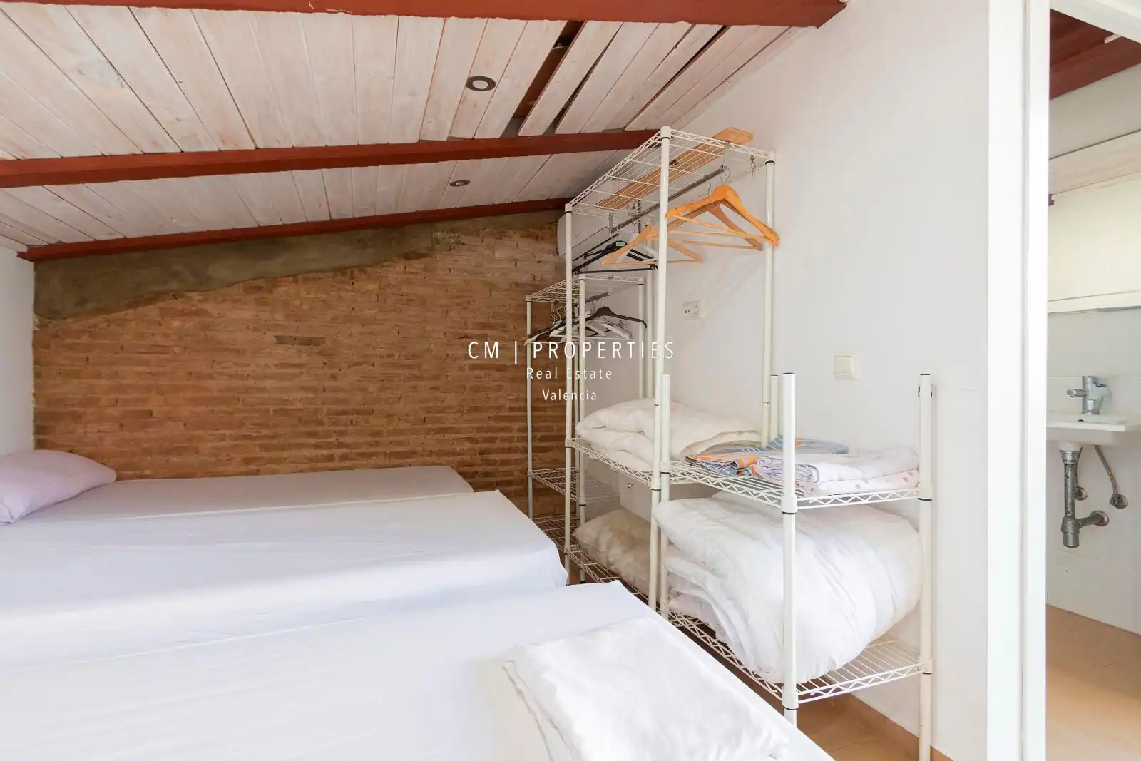 Schlafzimmer von Haus oder Chalet zur Miete in Valencia mit Klimaanlage, Heizung und Terrasse