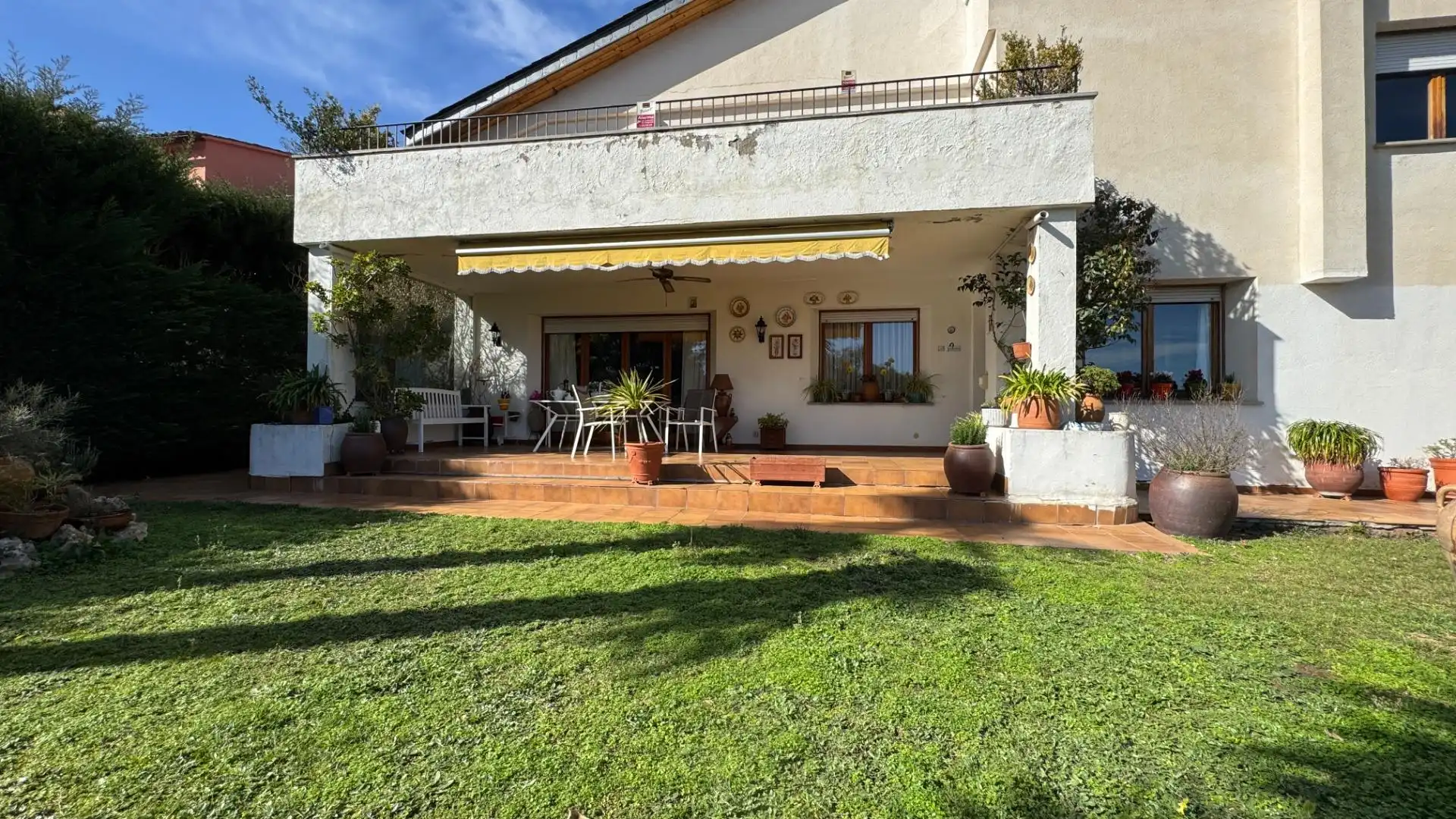 Garden of Houses for sale in Sant Cugat del Vallès  with Heating, Private garden and Parquet flooring