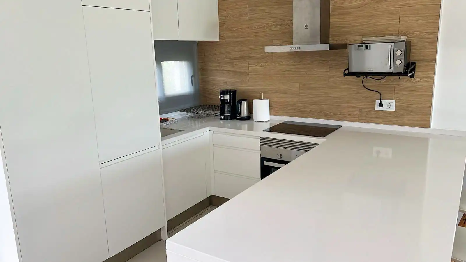 Küche von Wohnung zur Miete in Pilar de la Horadada mit Klimaanlage, Heizung und Privatgarten