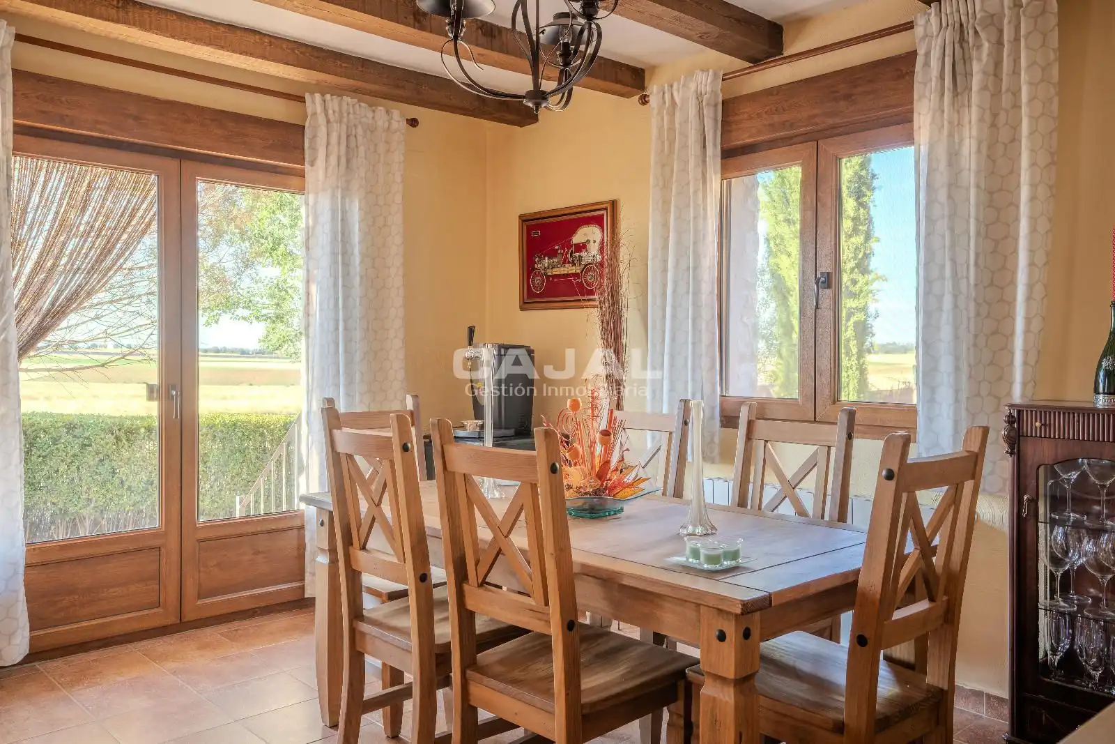 Dining room of Detached homes for sale in Grajera  with Heating and Private garden