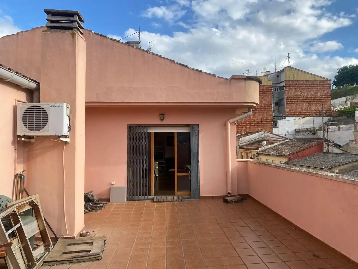 Terrace of Attic for sale in Alcoy / Alcoi  with Air Conditioner, Parquet flooring and Storage room