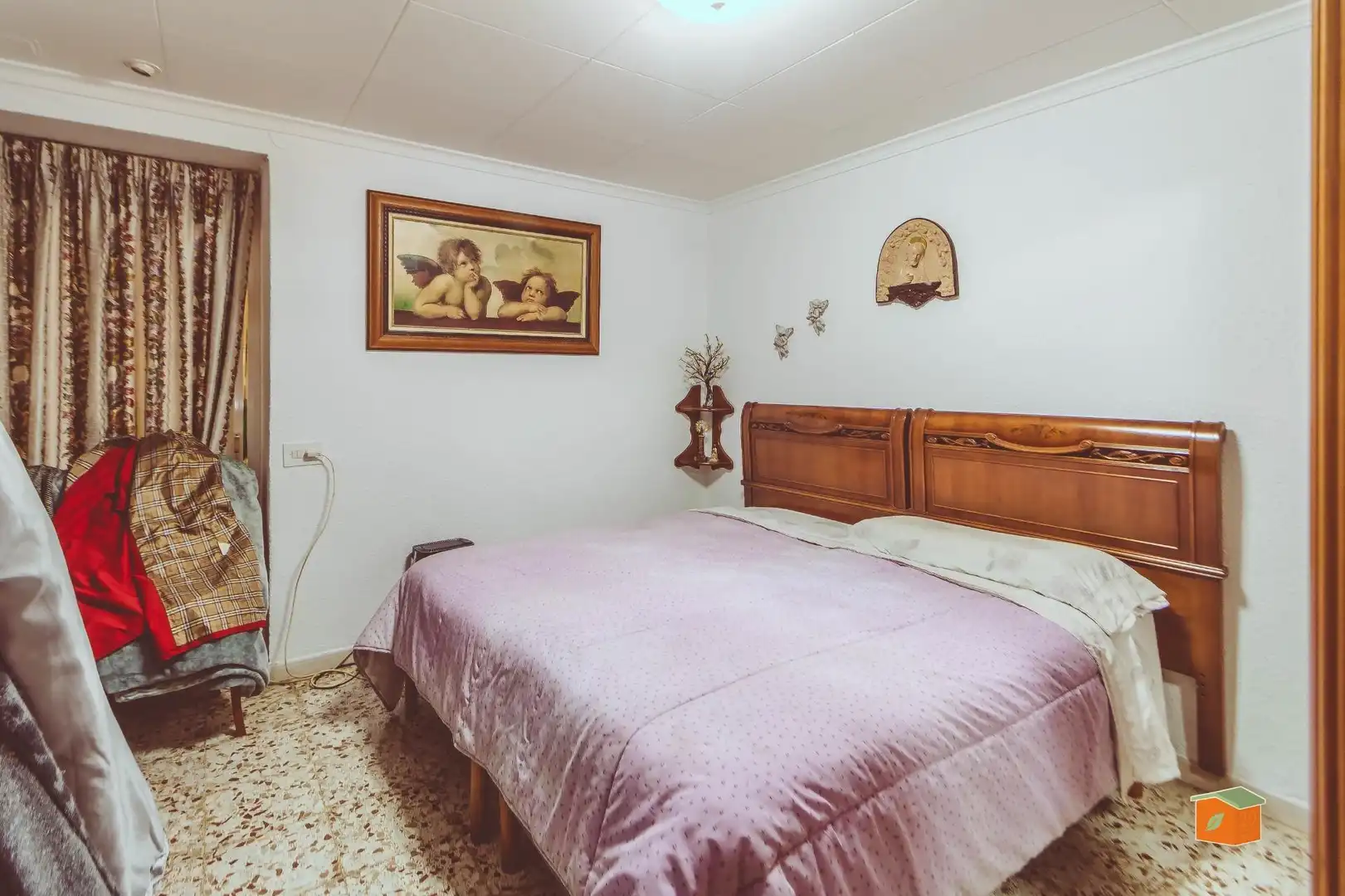 Dormitori de Finca rústica en venda en Tortosa amb Aire condicionat i Jardí privat