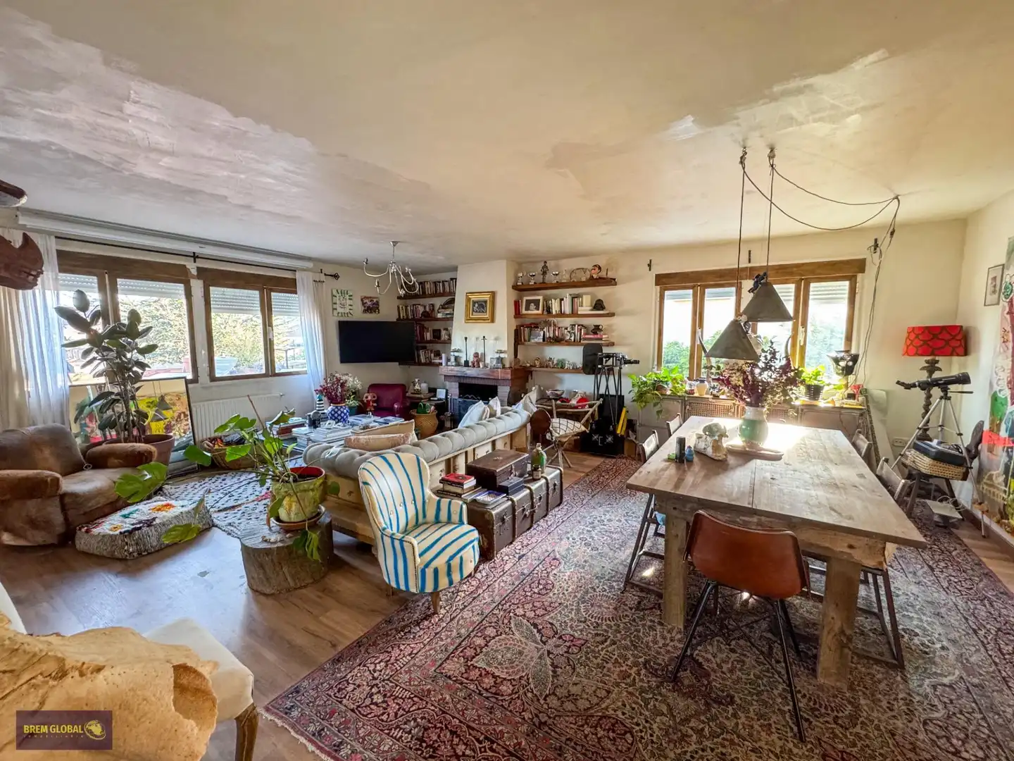 Sala d'estar de Casa o xalet en venda en Bustarviejo amb Aire condicionat, Calefacció i Jardí privat