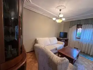 Sala de estar de Casa o chalet de alquiler en San Andrés del Rabanedo con Calefacción, Jardín privado y Parquet