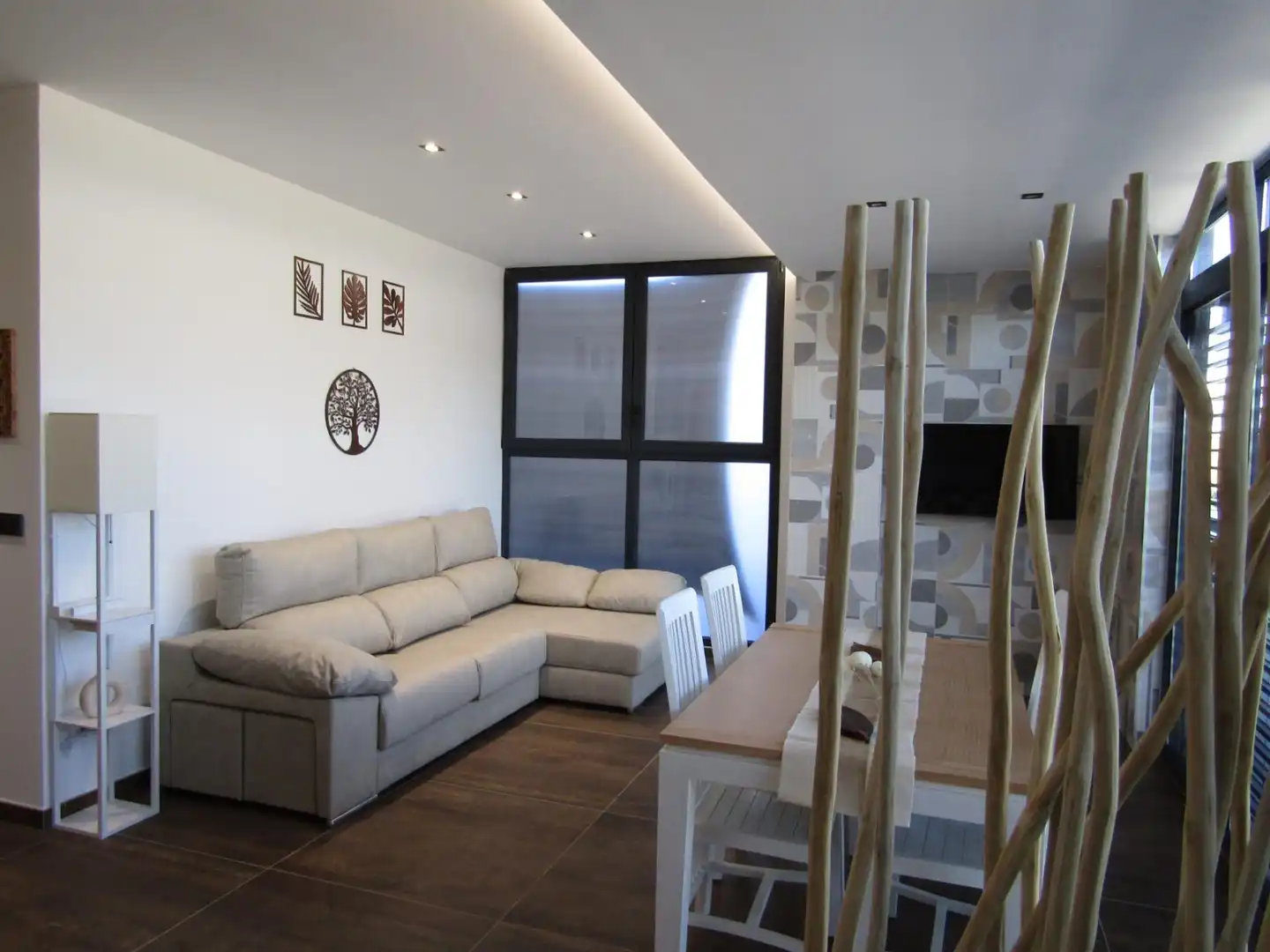 Sala d'estar de Planta baixa en venda en Villajoyosa / La Vila Joiosa amb Aire condicionat, Terrassa i Moblat