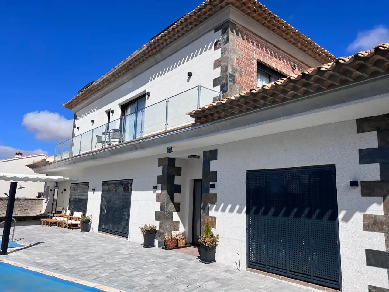 Exterior view of Houses for sale in Hontecillas  with Air Conditioner, Private garden and Terrace