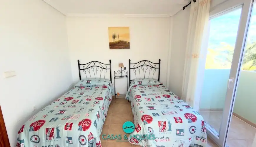 Bedroom of Detached homes for sale in La Manga del Mar Menor  with Air Conditioner, Heating and Private garden