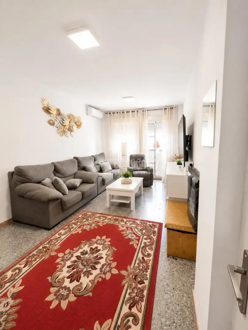 Sala de estar de Piso en venta en Jerez de la Frontera con Aire acondicionado, Calefacción y Balcón