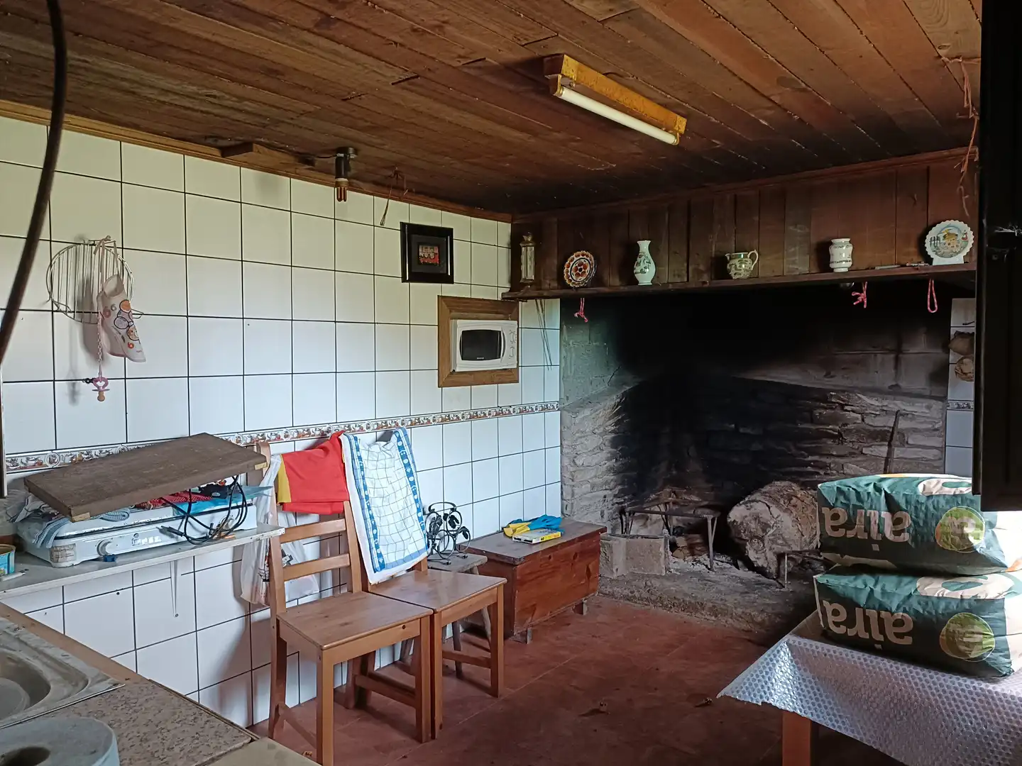 Cocina de Casa o chalet en venta en Oza dos Ríos con Jardín privado y Trastero