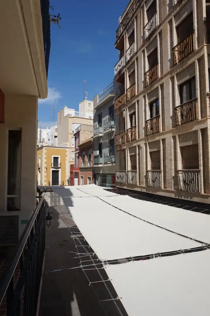 Vista exterior de Piso en venta en Elche / Elx con Aire acondicionado, Trastero y Balcón