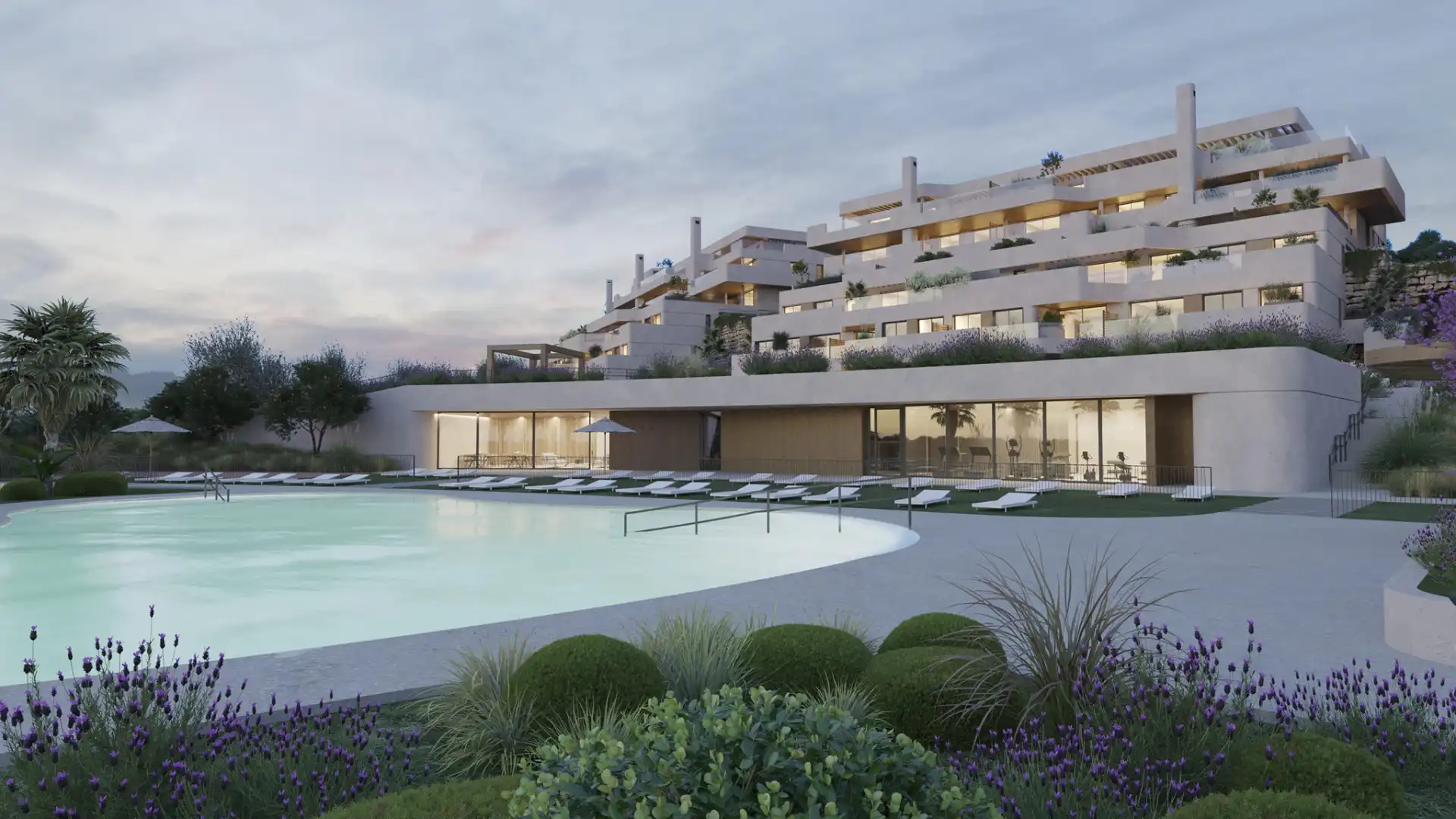 Exterior view of Attic for sale in La Alcaidesa  with Air Conditioner, Terrace and Swimming Pool