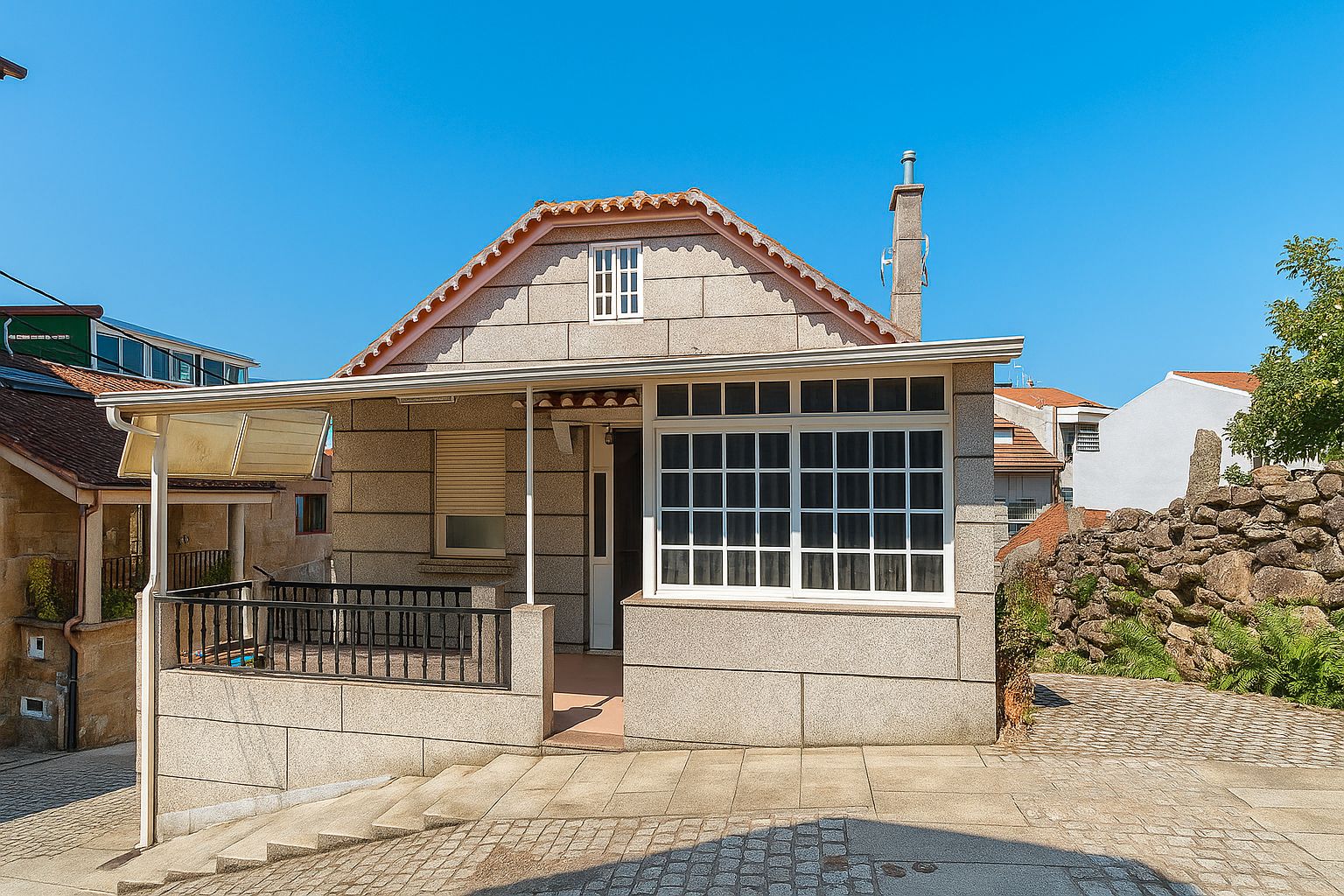 Vista exterior de Casa o xalet en venda en Redondela amb Moblat