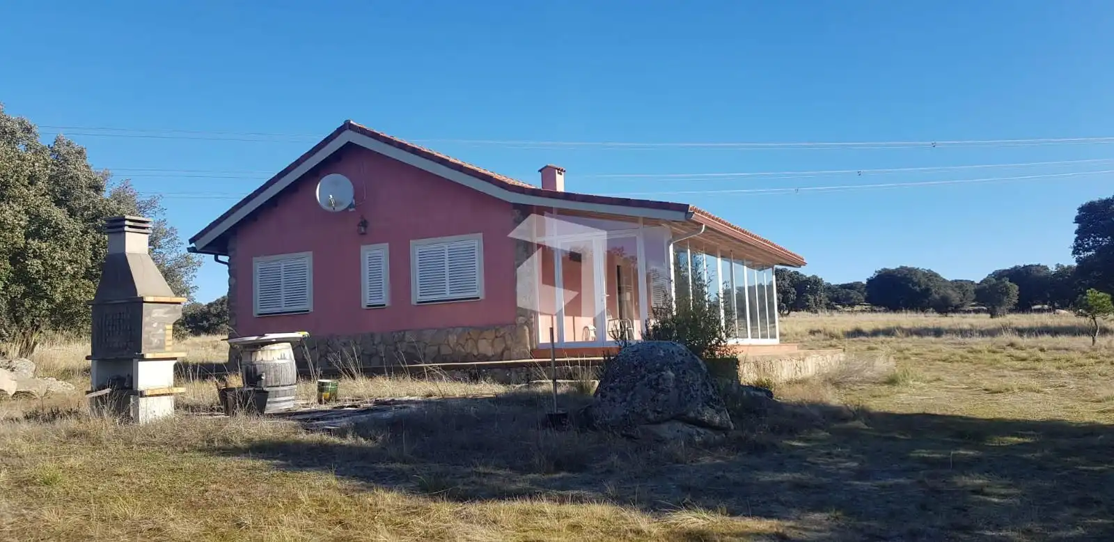 Außenansicht von Haus oder Chalet zum Verkauf in Población de Arroyo mit Heizung, Terrasse und Möbliert