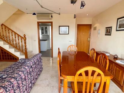 Dining room of Attic for sale in  Valencia Capital  with Air Conditioner, Terrace and Balcony