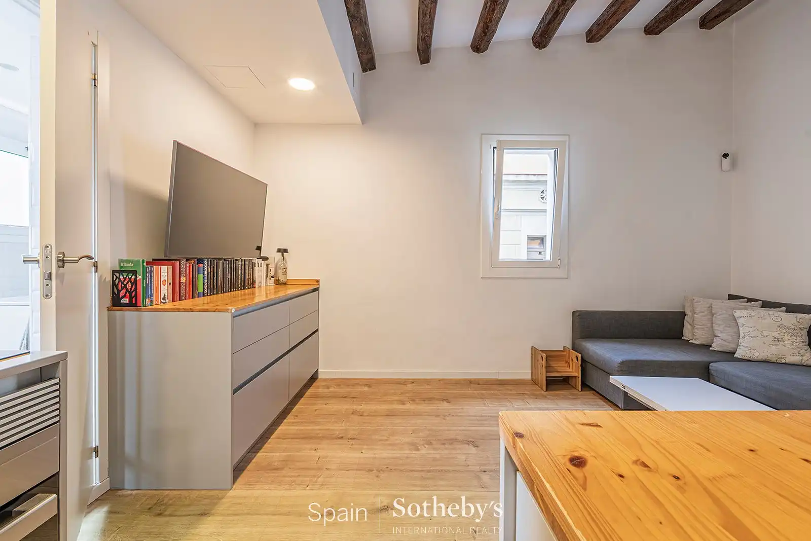 Sala de estar de Apartamento en venta en Barcelona con Aire acondicionado, Calefacción y Terraza