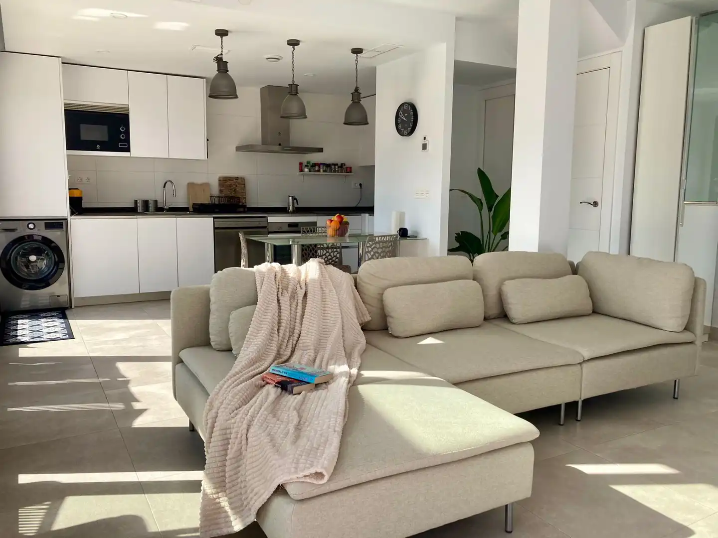 Living room of Detached homes for rent in Santa Pola  with Air Conditioner, Heating and Private garden
