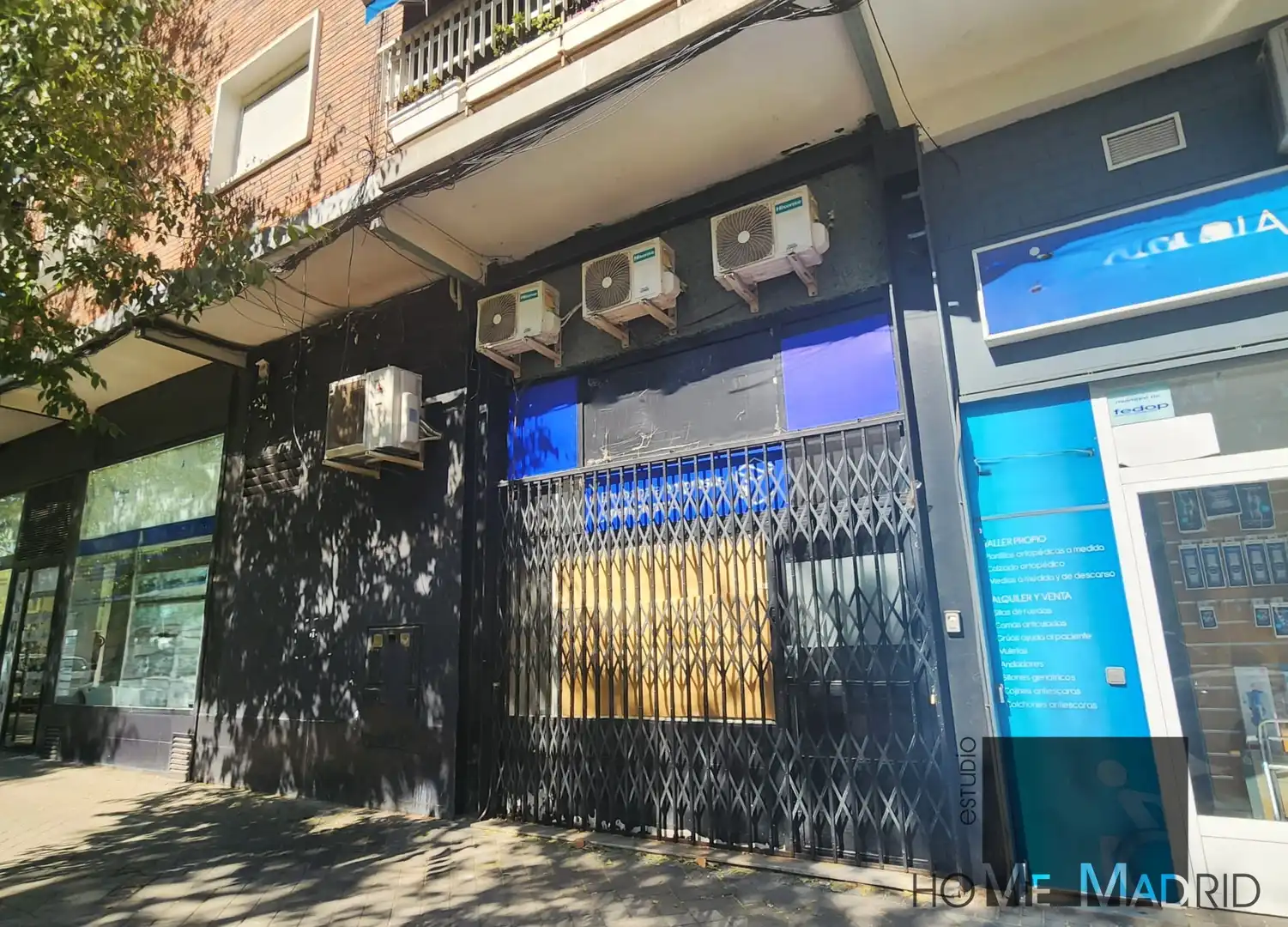 Außenansicht von Geschaftsraum zur Miete in Madrid mit Klimaanlage