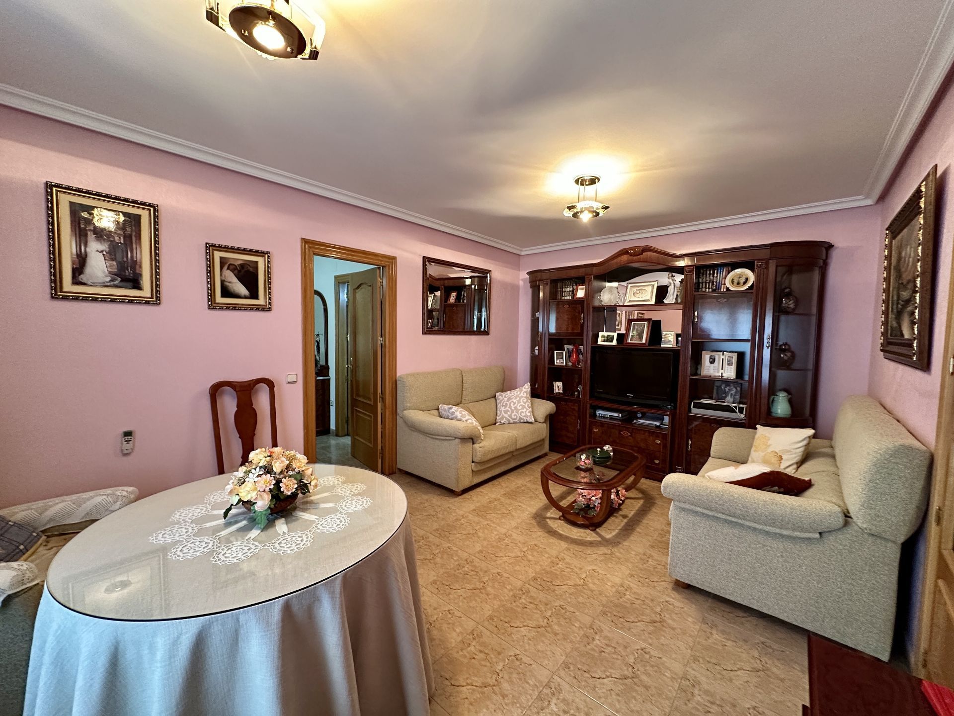 Sala de estar de Casa o chalet en venta en Malpartida de Plasencia con Aire acondicionado y Calefacción