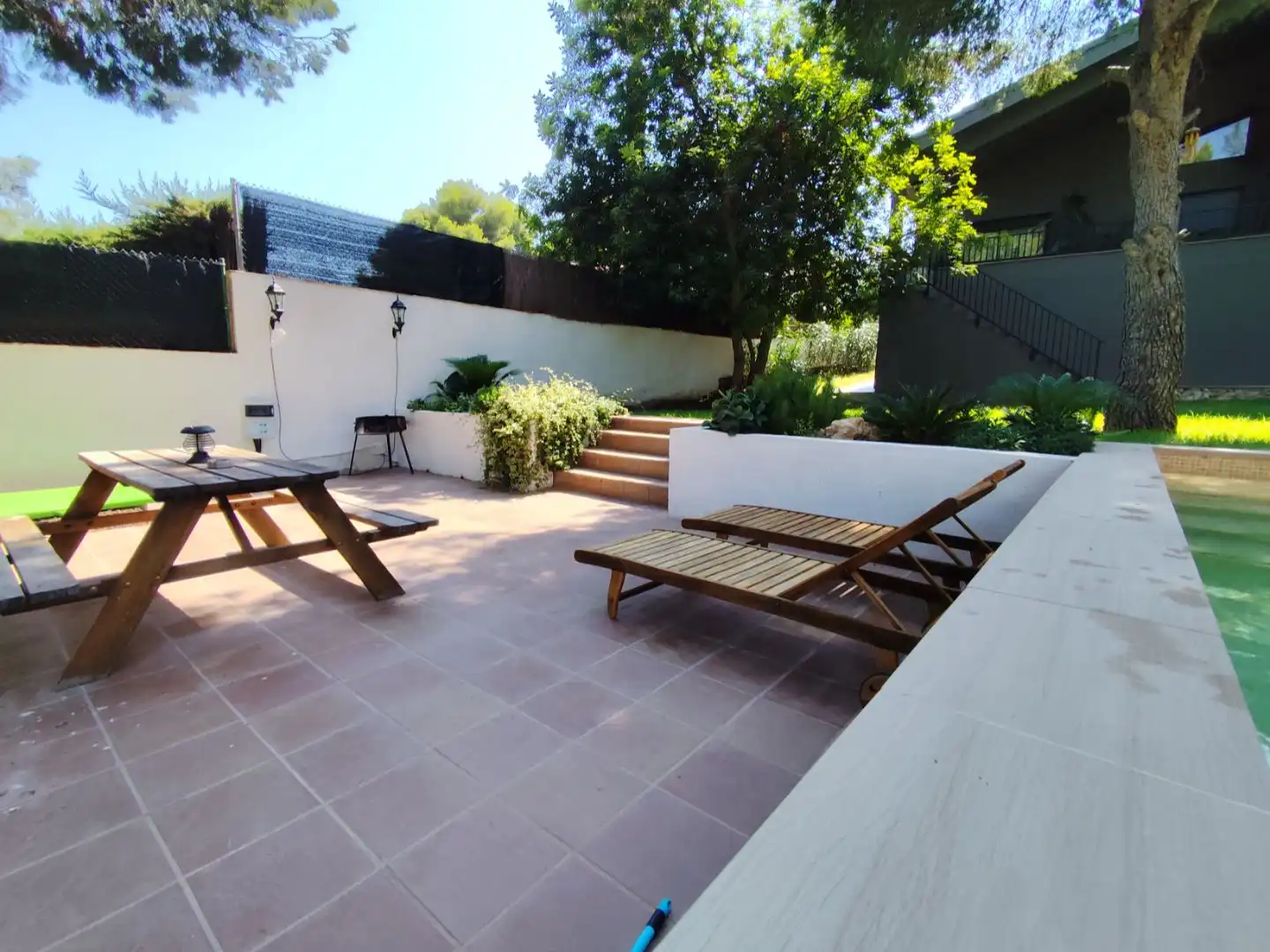Terrassa de Casa o xalet en venda en Cunit amb Aire condicionat, Terrassa i Piscina