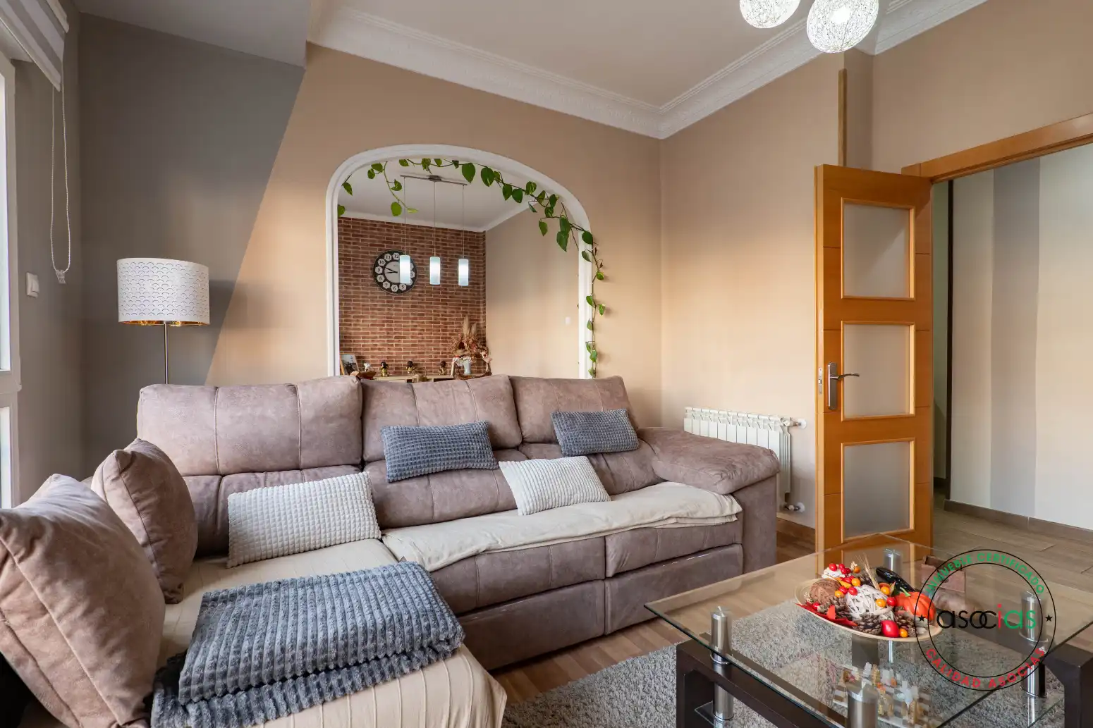 Sala de estar de Piso en venta en Mieres (Asturias) con Calefacción