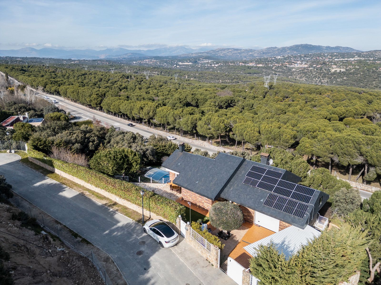 Exterior view of House or chalet for sale in Galapagar  with Air Conditioner, Heating and Private garden