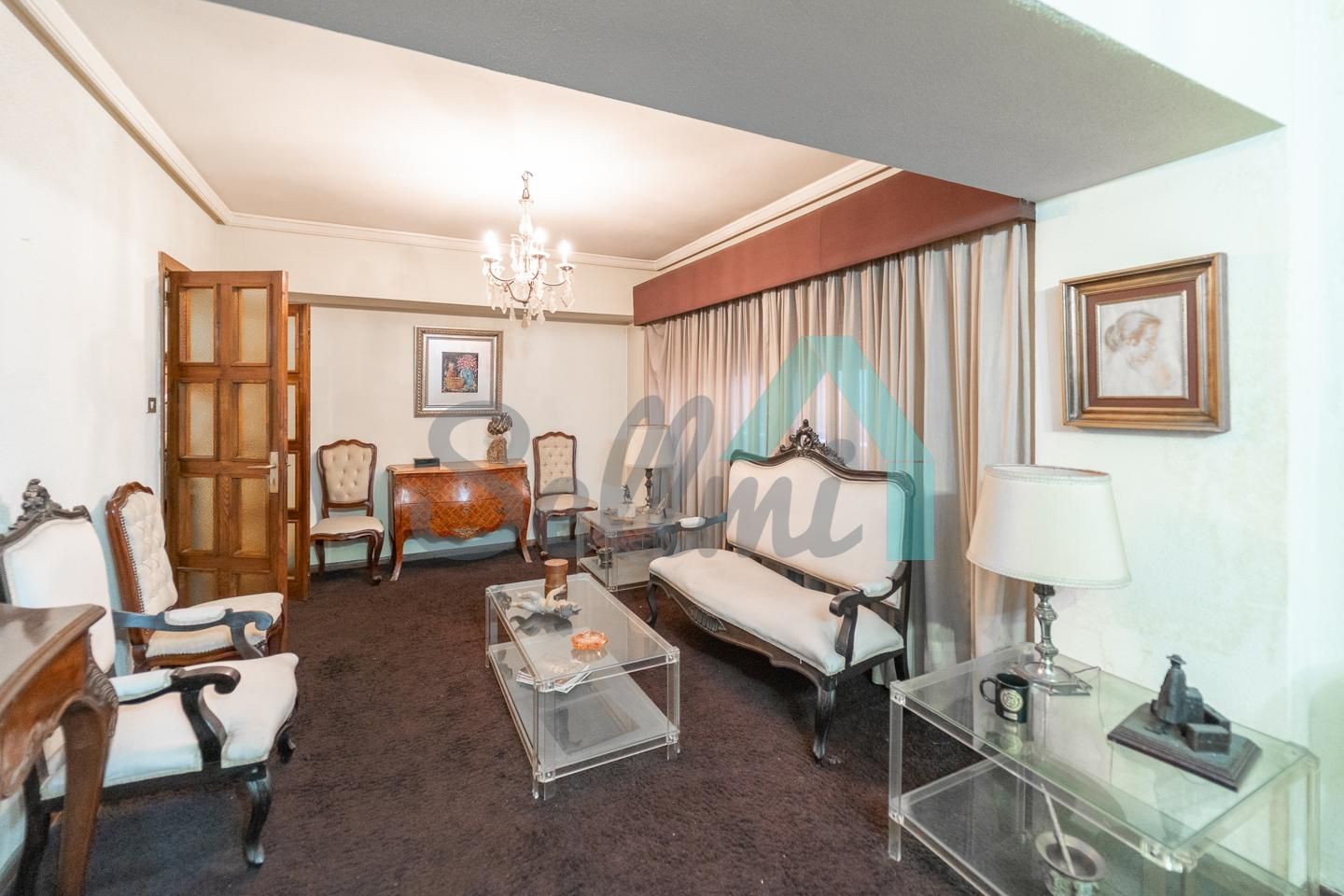 Living room of Flat for sale in Oviedo   with Heating and Parquet flooring