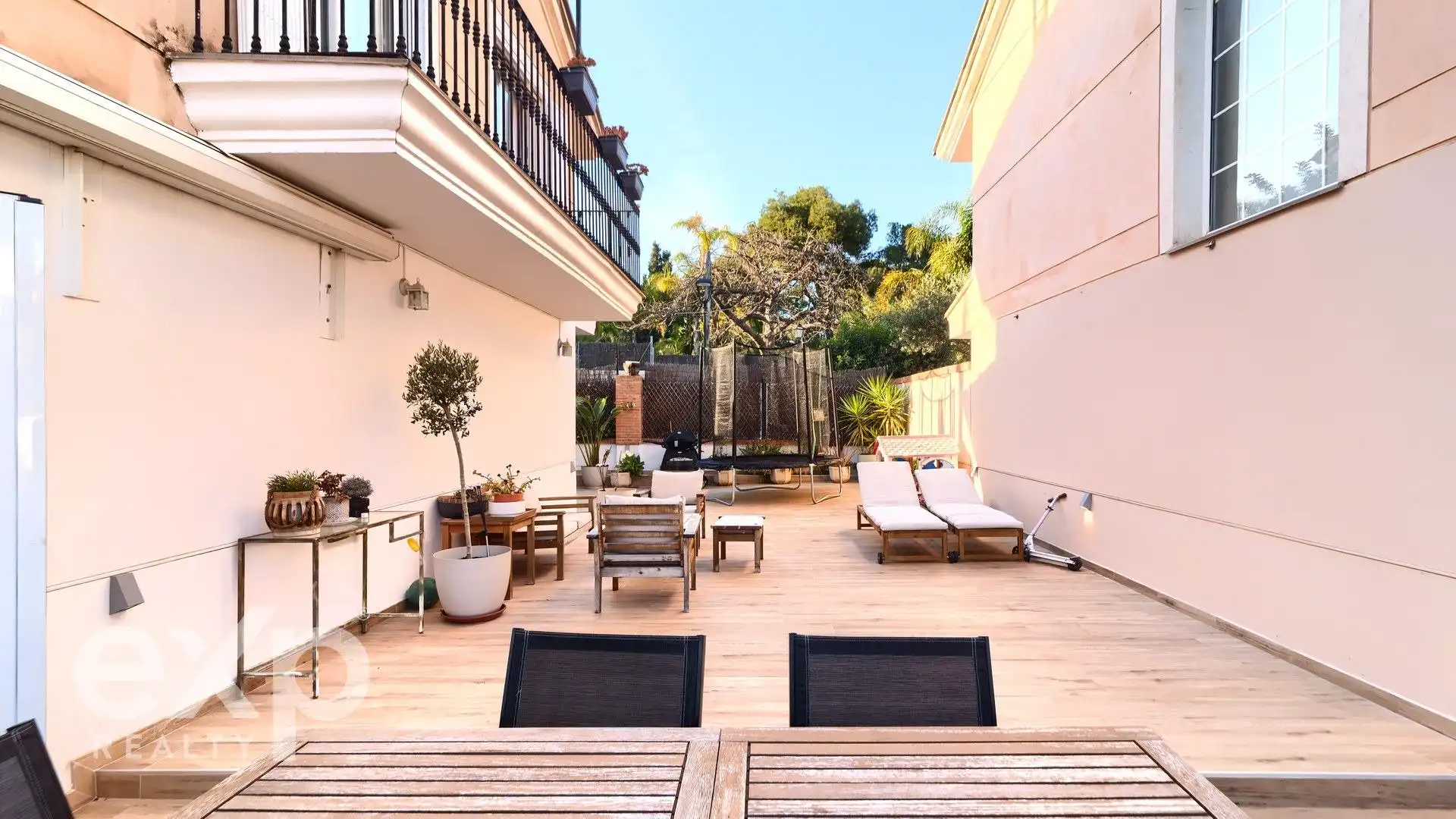 Terraza de Casa o chalet en venta en Godella con Aire acondicionado, Calefacción y Jardín privado