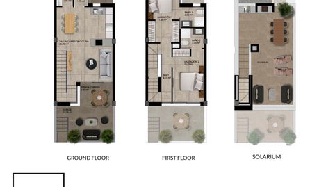 Descubra la esencia del estilo mediterráneo en este residencial compuesto por 20 elegantes adosados de 2 o 3 dormitorios, situados, imatge 2