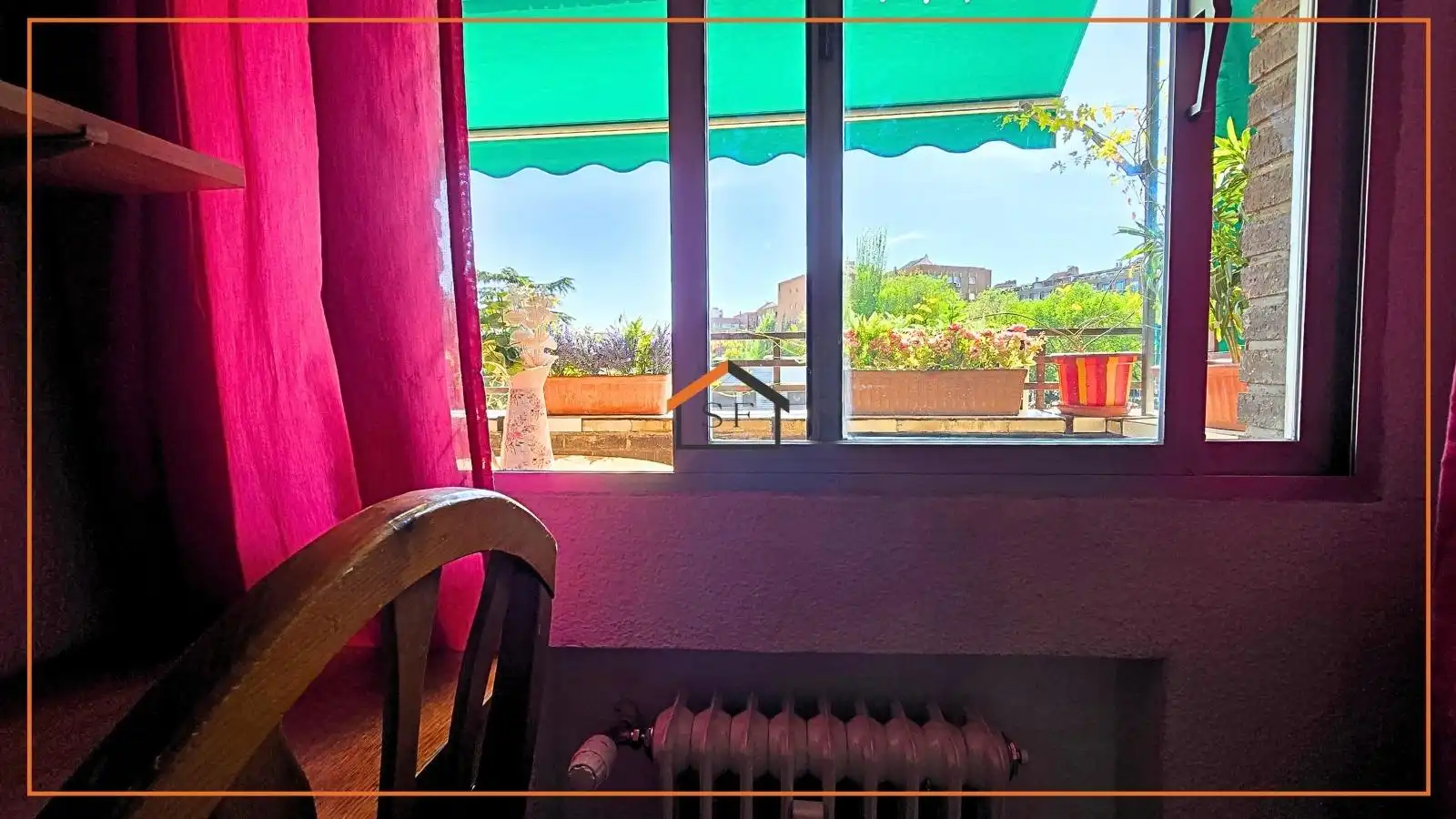 Terraza de Piso en venta en Madrid con Aire acondicionado, Jardín privado y Parquet