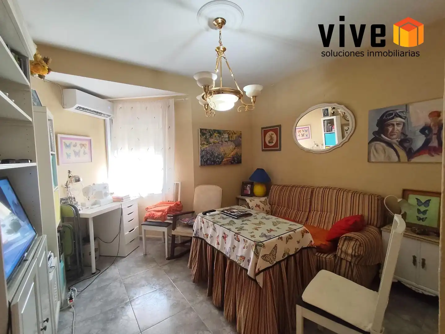 Sala de estar de Piso en venta en Sevilla con Aire acondicionado, Terraza y Trastero