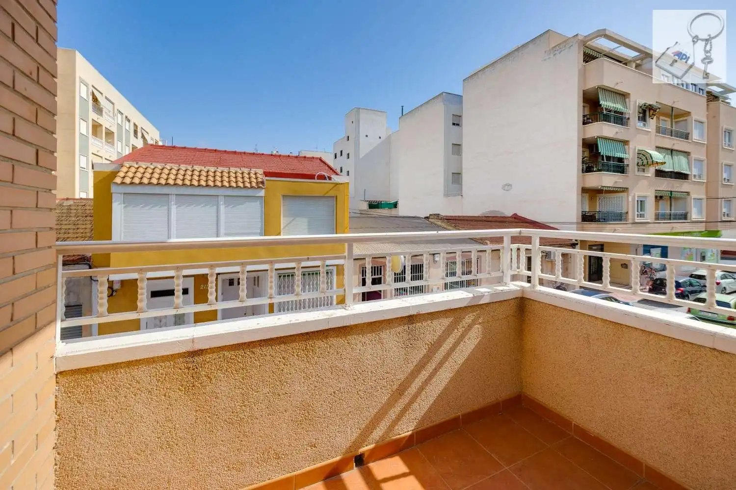 Balcony of Apartments for sale in Torrevieja  with Air Conditioner, Heating and Parquet flooring